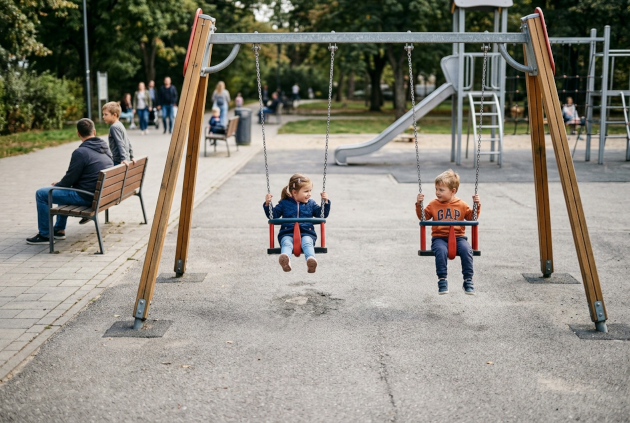 Dažniausios klaidos įrengiant sūpynes viešose erdvėse
