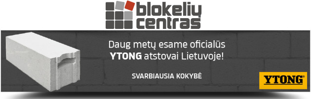 Ytong akyto betono blokeliai