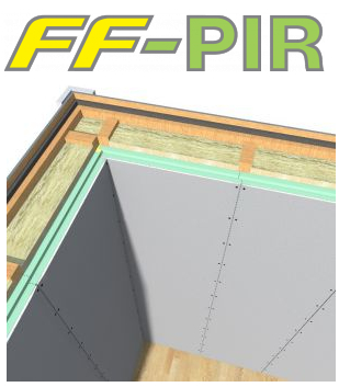 Senos statybos namų papildoma izoliacija iš vidaus su FF-PIR plokštėmis