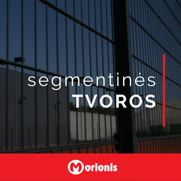 Segmentinės tvoros 3D, 2D bei 2D Safety 