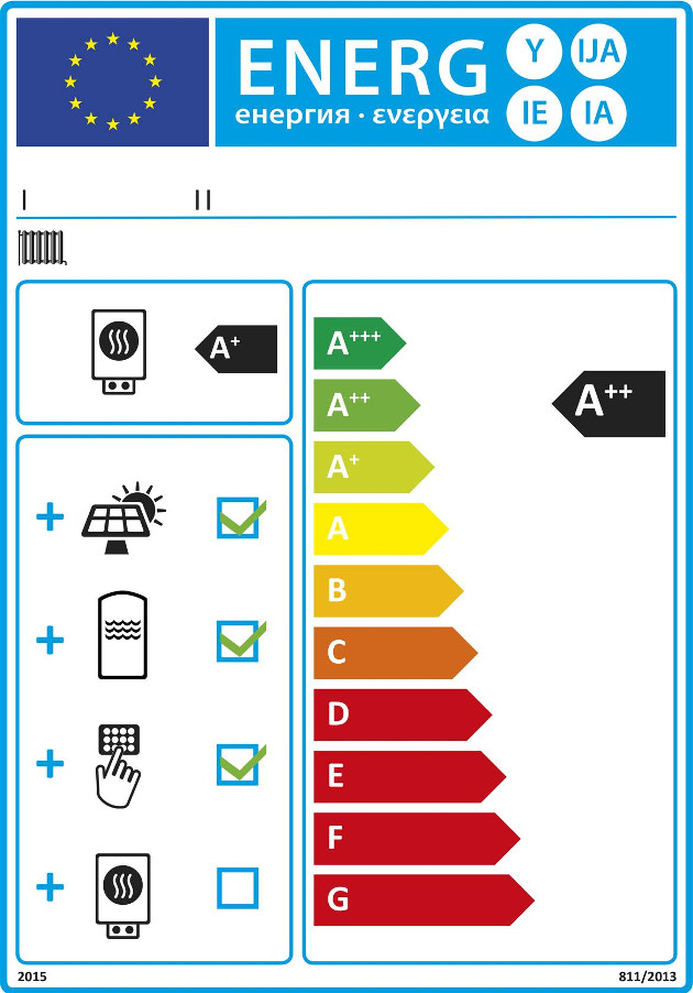 Programinė įranga šildymo sistemos ErP etiketei apskaičiuoti
