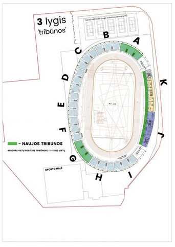 Aiškėja, kaip po rekonstrukcijos atrodys Kauno stadionas