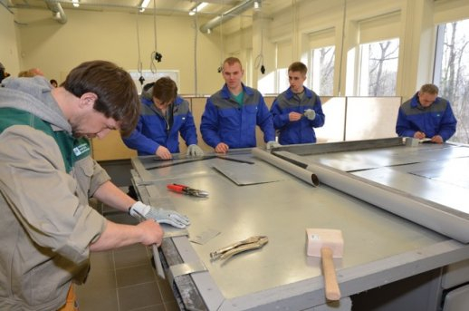 Statybos technologijų mokymai Vilniaus Jeruzalės darbo rinkos mokymo centre