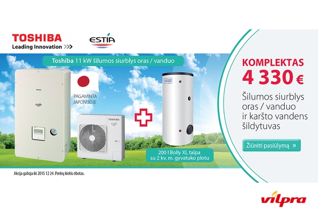 Atsinaujinančios energijos komplektas Jūsų namams