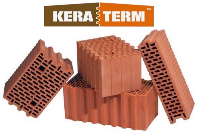 Keraminiai blokeliai KERATERM (LODE) – atsparūs, nedegūs, netrupantys, gerai izoliuojantys šilumą ir garsą