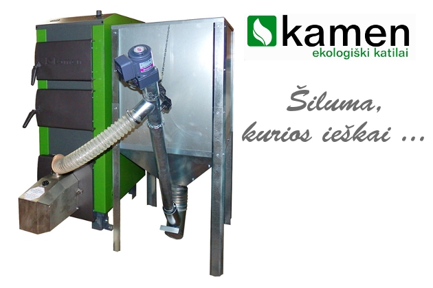Granulinis šildymo katilas KAMEN PELLET Plus - šiluma, kurios ieškai ...