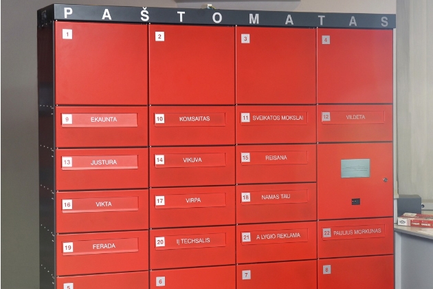 Naujos kartos pašto siuntų spintos VILDETA asortimente