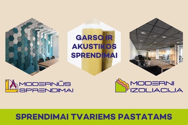 TECSOUND® – ideali garso izoliacija