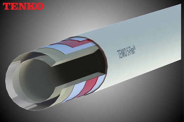 Grindų šildymo sistemos vamzdis TENKO 5-Flex