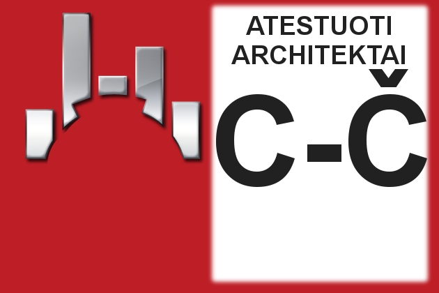 Atestuoti architektai. Atestuotų architektų sąrašas: raidė C - Č
