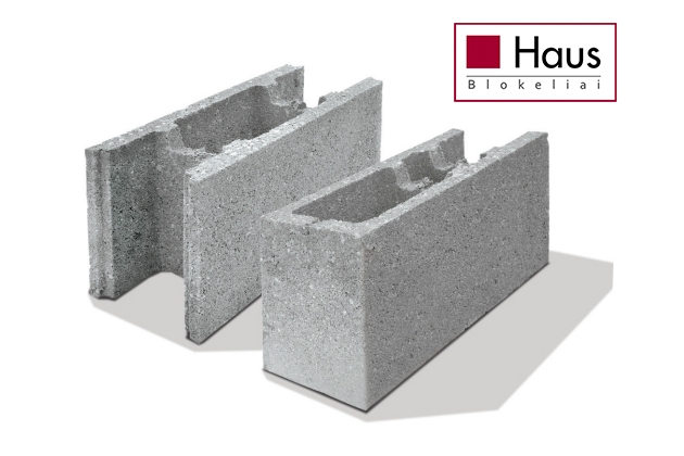 Betoniniai mūro ir pamatų blokeliai HAUS