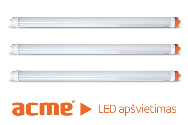 LED T8 lempos – sukurkite sveikesnę ir darbingesnę aplinką