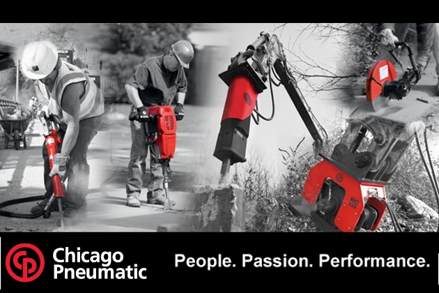 Grunto tankinimo įranga Chicago Pneumatic - lengvai valdomos ir greitos vibroplokštės