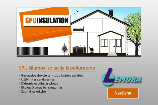 SPU šilumos izoliacinės medžiagos