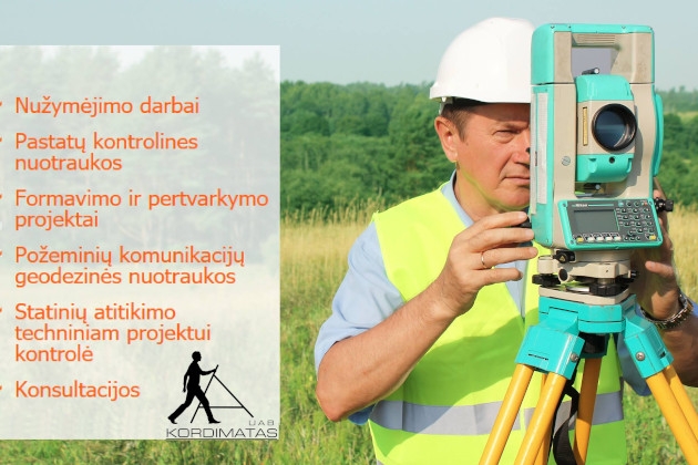 Kadastriniai (geodeziniai) žemės sklypų matavimai Šiaulių, Joniškio, Pakruojo, Radviliškio, Kelmės ir Akmenės regionuose