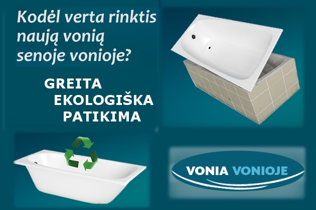 Vonios atnaujinimas - kodėl rinktis naują vonią senoje vonioje?