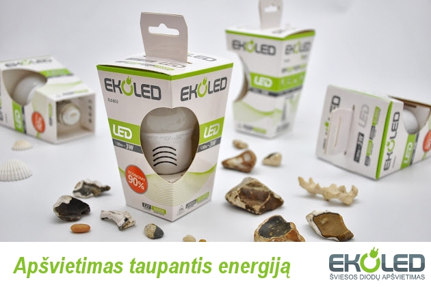 LED apšvietimas: EKOLED - kokybiškas ir taupus apšvietimas