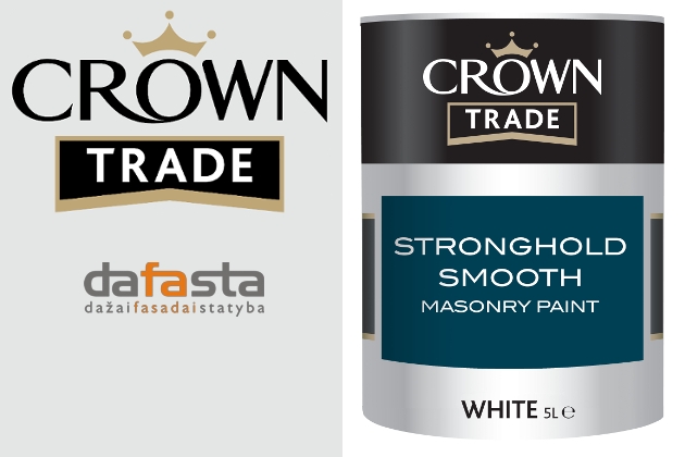 Dažai betoniniams tiltams ir viadukams - CROWN Stronghold Smooth