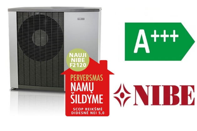 Oras – vanduo šilumos siurbliai NIBE – sprendimai renovacijai