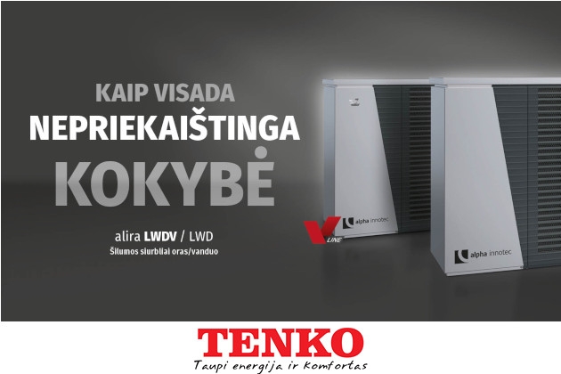 Šilumos siurblys oras-vanduo alira LWD/LWDV – nepriekaištinga kokybė