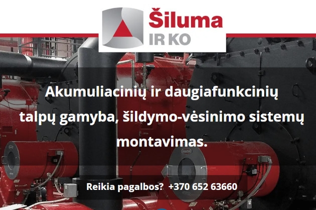 Hidrauliniai atskyrimo indai ir skirstomieji kolektoriai šildymo-vėsinimo sistemoms – ŠILUMA IR KO pagamins tai, ko reikia Jums!