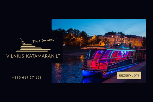 Vilnius-Katamaran.LT sezonas jau atidarytas! Ar jau išbandėte šią nepamirštamą pramogą ant vandens?