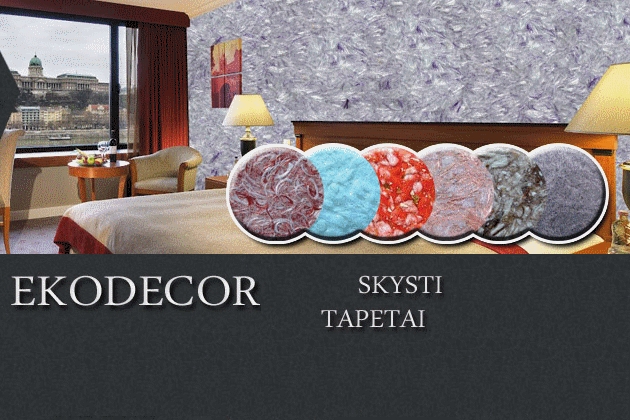 Skysti tapetai EkoDecor pasidaryk pats! - VN grupė