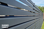 Audkesta, UAB - skardinės tvoros: žaliuzi, rombo, segmentinės tvoros, skardos lankstiniai stogams, tvoroms, vartams, skardinimas, skardinės palangės