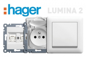 Elektros instaliacija – aukščiausia kokybė su HAGER LUMINA2 serijos gaminiais