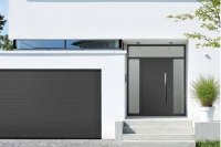 Aliumininės namo durys Hormann ThermoSafe - nauji durų motyvai, puikiai derantys prie segmentinių garažo vartų